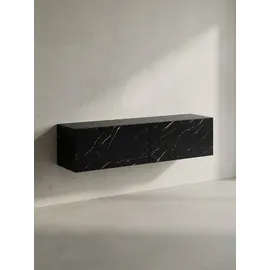 KADIMA DESIGN Lowboard 120x30x30 cm Schwarz Metall