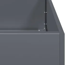 vidaXL Pflanzkübel 200 x 40 x 80 cm Anthrazit