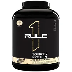 Rule1 Source 7 Protein (2280 g, Cookies and Cream Gelato)