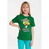 LOGOSHIRT T-Shirt LOGOSHIRT "Speedy Gonzales - Looney Tunes", Mädchen, Gr. 104/116, grün, 100% Baumwolle, bedruckt, normal, Rundhals, Shirts T-Shirt, mit tollem Frontprint