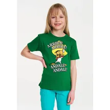 LOGOSHIRT T-Shirt LOGOSHIRT "Speedy Gonzales - Looney Tunes", Mädchen, Gr. 104/116, grün, 100% Baumwolle, bedruckt, normal, Rundhals, Shirts T-Shirt, mit tollem Frontprint