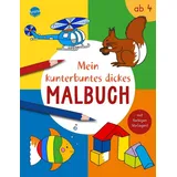 Arena Mein kunterbuntes dickes Malbuch