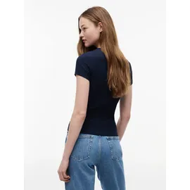 Tommy Hilfiger Slim Essential Ext Kurzarm-T-Shirt Dark Night Navy 2XS
