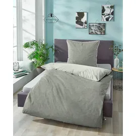 biberna Hermal grau 155 x 220 cm + 80 x 80 cm