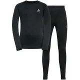 Odlo Long Fundamentals Active Warm Baselayer-hose - Black - 4 Jahre