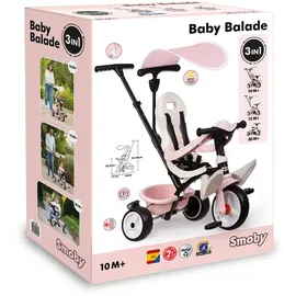 Smoby Dreirad Baby Balade Rosa