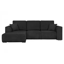 OTTO home Ecksofa OTTO HOME "BEATRICE optionale Schlafsofa mit Bettkasten, B/T/H: 265/170/86 cm", grau (anthrazit), B:265cm H:86cm T:170cm, 100% Polyester, Sofas, Ecksofa, L-Form, wahlweise auch mit Bettfunktion und Bettkasten