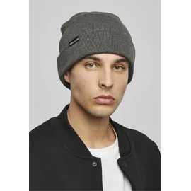URBAN CLASSICS Basic Flap Beanie Grau