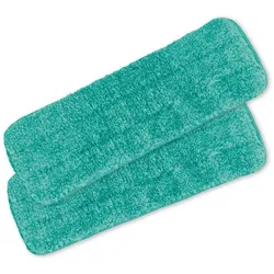 CLEANmaxx Wischmopp Komfort - Ersatz-Tücher 2er-Set, türkis