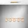 LUCE ambiente Design Honey 5-flg. 100 cm rund gold