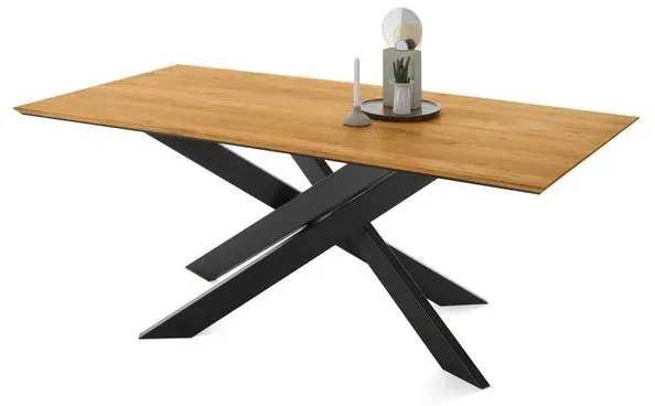 set one by Musterring Esstisch Lakewood 220 x 100 cm Holz Braun Eiche