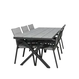 Primaster Milos Set 6-tlg. Dunkelgrau/Anthrazit
