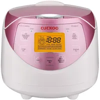 Cuckoo CR-0631F Reiskocher (580 Watt, Pink/Weiß)