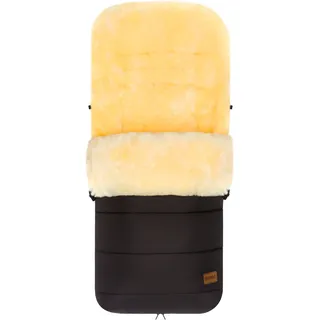 Fußsack FILLIKID "Engadin, Winterfußsack Lammfell, schwarz", Kinder, schwarz, Lammfell, Fußsäcke, Topseller