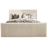 kaiser möbel Boxbett, Ecru, 140x200 cm Schlafzimmer, Betten, Boxspringbetten