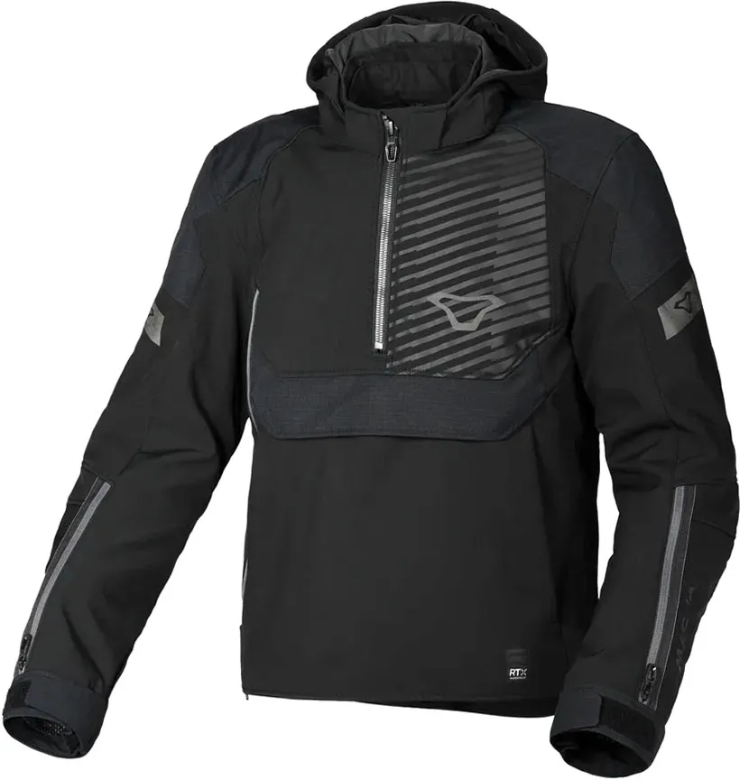 Macna Traffiq, Windbreaker wasserdicht - Schwarz - 3XL