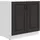 Küchen-Preisbombe Spülenschrank Stilo 80 x 0 x 0 cm Grau-Weiß