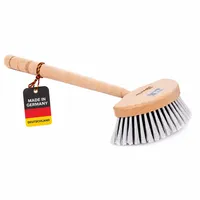 BawiTec Waschbürste halbrund mit Holzgriff