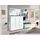 VOSS MÖBEL Santina 126 x 126 x 37 cm weiß / lackiert