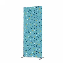 Showdown Displays Showdown Raumteiler Deko - 85-200 Punkte - Blau - Aluminiumrahmen - Schwarz