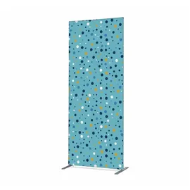 Showdown Displays Showdown Raumteiler Deko - 85-200 Punkte - Blau - Aluminiumrahmen - Schwarz