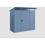 Hörmann Gerätehaus Trend-P Typ 1 x 2,48 x 1,53 x 2,27 m taubenblau