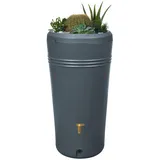 4rain Azura 2in1 Regenspeicher 230 l graphite grey