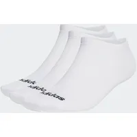 Adidas Thin Linear Low-Cut Socken, 3 Paar White /