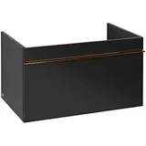 Villeroy & Boch Villeroy und Boch Venticello Waschtisch-Unterschrank A93405PD 75,3 x 42 x 50,2 cm, Griff Copper, Black Matt Lacquer