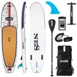 VITAPUR Aufblasbares SUP - Das ultimative Paddleboard für Ozean, Fluss und See - Umarmen Sie das Abenteuer mit dem NES Tropic Aufblasbaren SUP Boa...