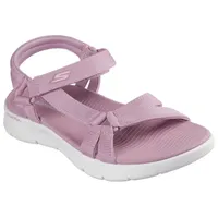 SKECHERS Sandale »GO WALK FLEX SANDAL-SUBLIME-X«, Sommerschuh, Sandalette, Klettschuh, mit Goga Mat Footbed Skechers mauve