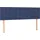 vidaXL Boxspringbett mit Matratze Blau 140x200 cm Stoff