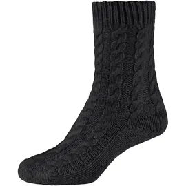 CAMANO Kuschelsocken 2er Pack Schwarz 39-42