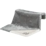 Trixie Liegemulde für Heizkörper, Plüsch, 45 x 24 x 31 cm, grau / lichtgrau