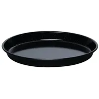 RIESS Pizzablech 36cm Schwarzemaile