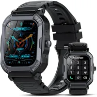 Smartwatch Herren mit Telefonfunktion, 1.85 Zoll Fitnessuhr 113 Sportmodi