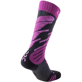 Uyn Skisocken Kinder anthrazit melange/violet 27-30