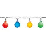 StarTrading LED-Lichterkette 7 m Kunststoff 50 bunte Kugeln