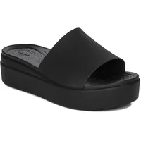 Crocs Brooklyn Slide Schiebe-Sandalen, Schwarz, 39/40 EU