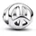 Pandora Friedenszeichen Mini Silber 794512C00