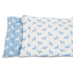Nestchen Hund blau/weiß