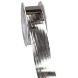 PRÄSENT Ringelband Metallic silber