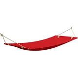 konsimo® Hängematte CORRELO Hängematte (Hängematte), hergestellt in der EU, Hängematte zum Aufhängen rot