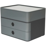 HAN Schubladenbox Smart Box plus ALLISON granite grey 1100-19, DIN A5 mit 3 Schubladen