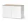 Vicco Eckkommode Wido 80 x 50 cm Weiß/Sonoma