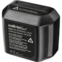 walimex pro Akku 8700mAh für 2Go Serie, Studioblitz Zubehör, schwarz