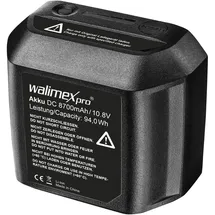walimex pro Akku 8700mAh für 2Go Serie, Studioblitz Zubehör, schwarz