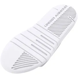 Under Armour Core PTH Badelatschen 100 white/white/black 38.5