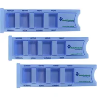 Body Products Medikamentenbox mit 4 Fächern 3 Stück