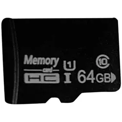 64 GB Micro-SDXC-UHS-I-Karte, Hochgeschwindigkeits-Micro-SD-Flash-Speicherkarte, TF-Karte für Smartphones, Android schwarz
